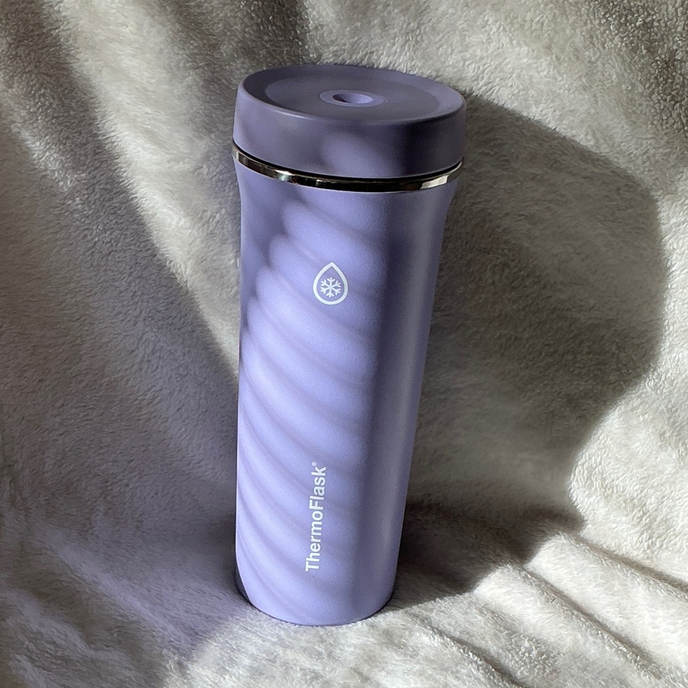 ThermoFlask Purple Insulated Travel Mug